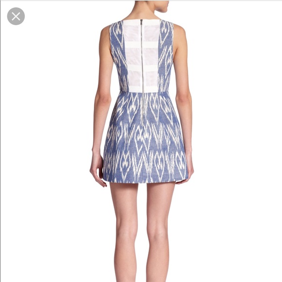 Alice + Olivia Ikat Mini Dress Size 2 - Picture 4 of 5